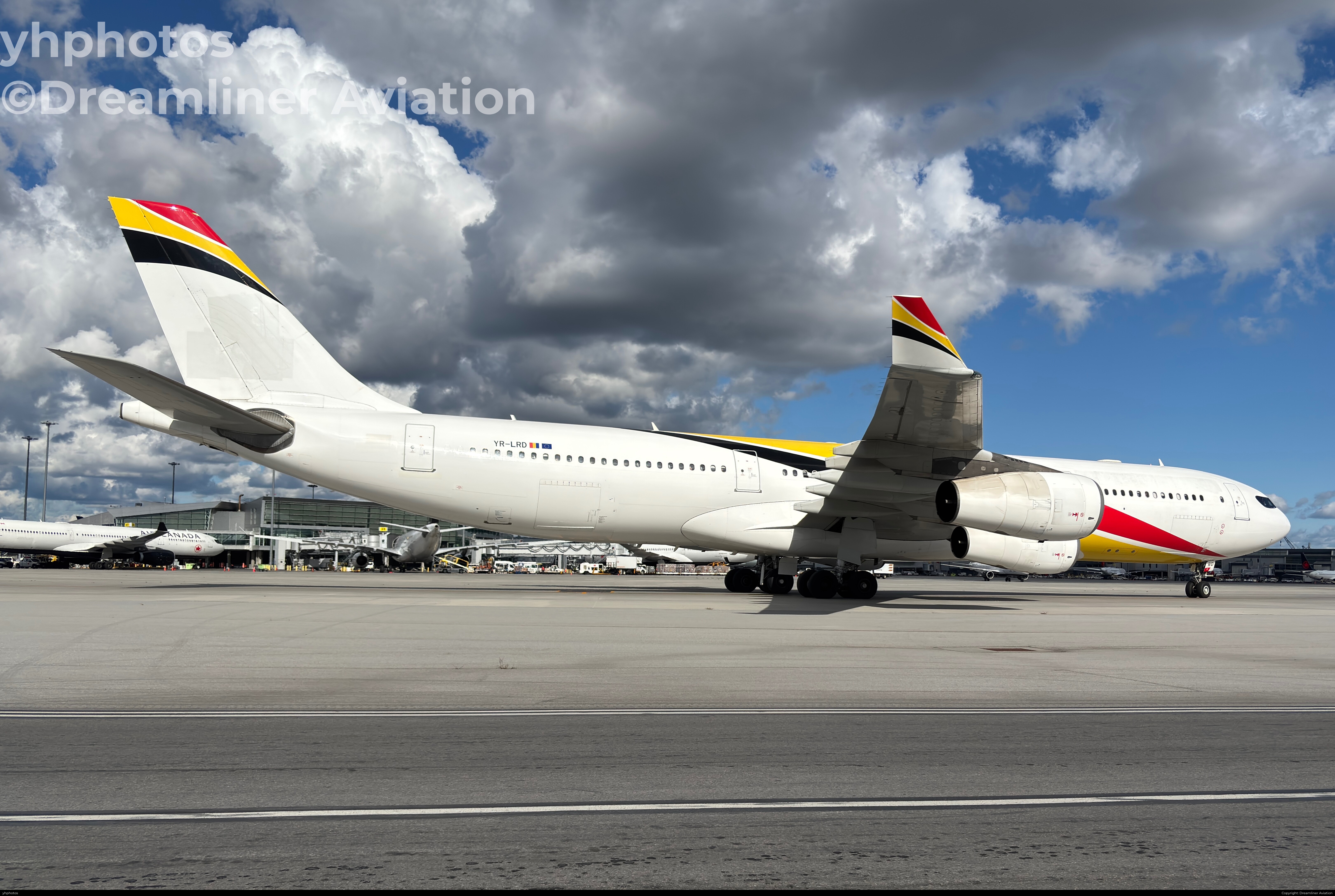 Legend Airlines A343 Land at Montreal after a 3 hour delay