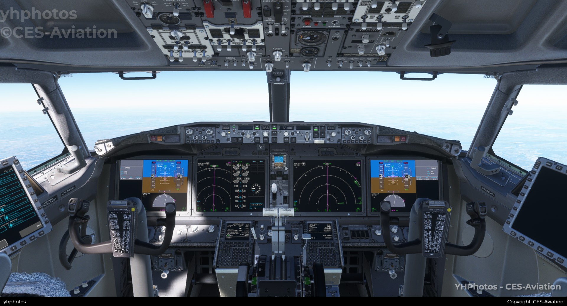 MFS2020 B38M B20EK 驾驶舱